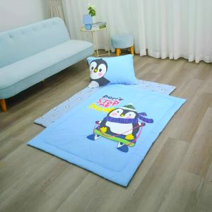 Bộ trải em bé Pingu K-Bedding - Xanh nhạt
