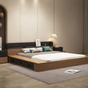 Giường gỗ Nhật ngăn kéo Tatana MDF028