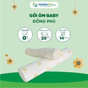 Gối ôm cao su Baby Đồng Phú