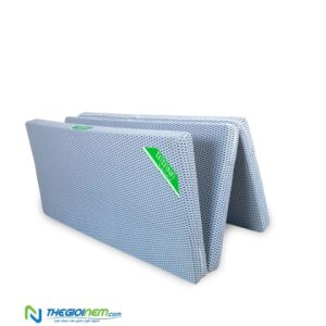 Nệm cao su nhân tạo gấp 3 Tatana (Hàng xả kho)
