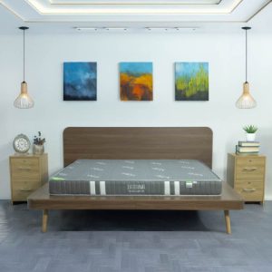 Nệm cao su tổng hợp vải gấm lạnh thẳng TATANA